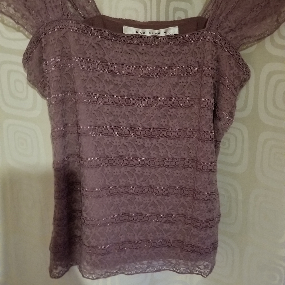 Max Studio Lace Blouse sz. Small